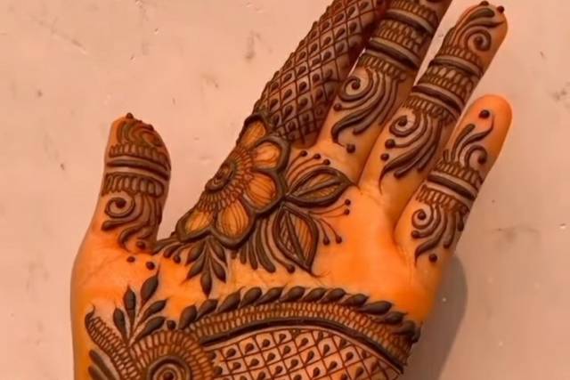 Latest Full Hand Arabic Henna Mehndi Designs Hands | Beautiful Floral Henna  @saloni'sworld - YouTube