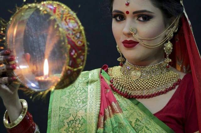 Karwachauth makeup