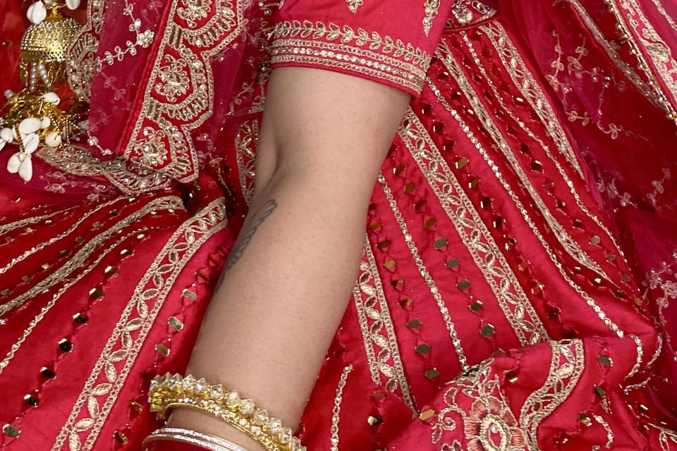 celebrity bridal makeup