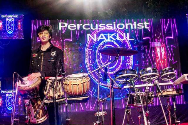 Percussionist Nakul, Faridabad