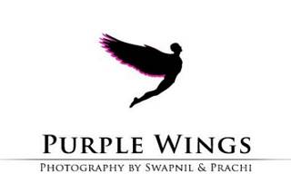 Purple wings swapnil & prachi logo