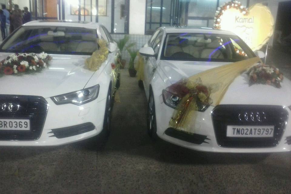 Audi for bride and bridegroom