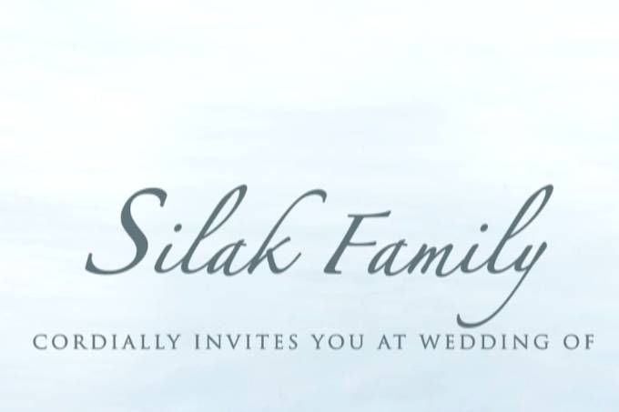 Wedding invite