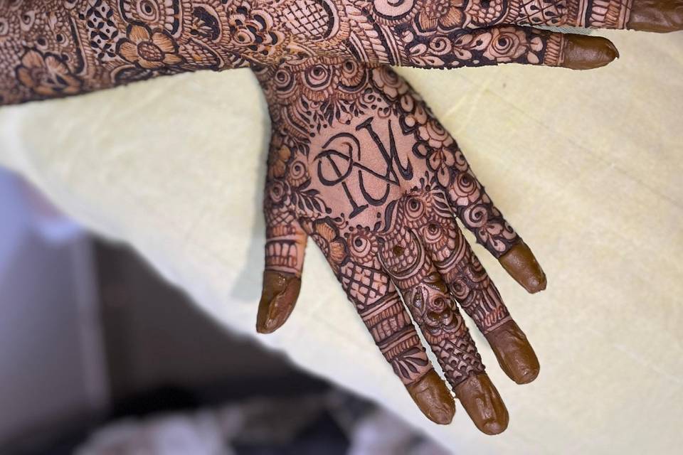 Bridal mehendi