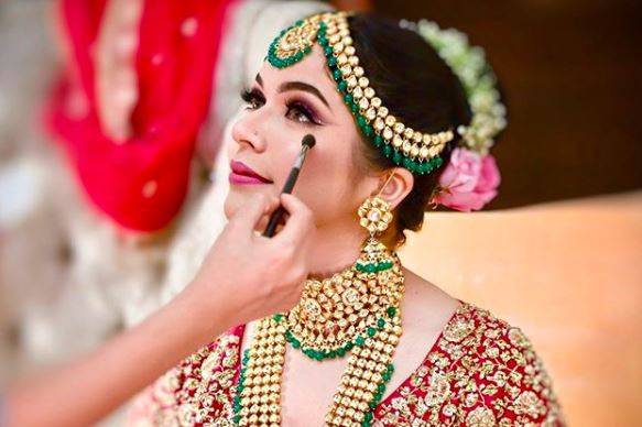 Bridal makeup