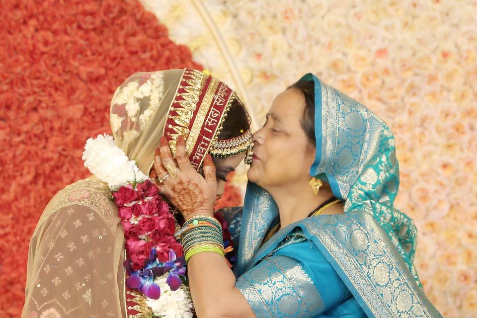 Bride and Mom