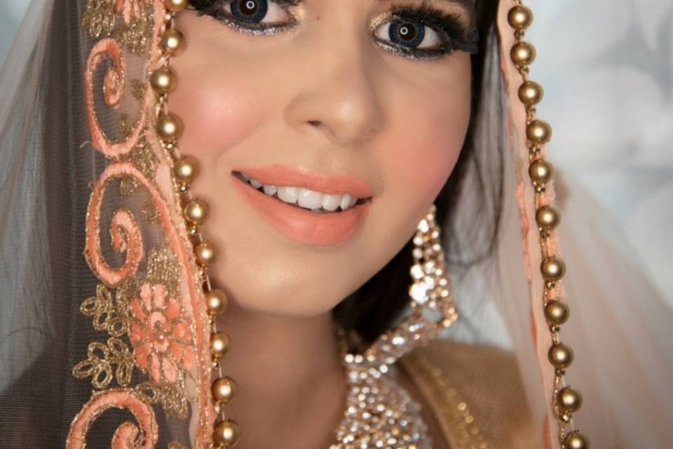 HD Bridal closeup