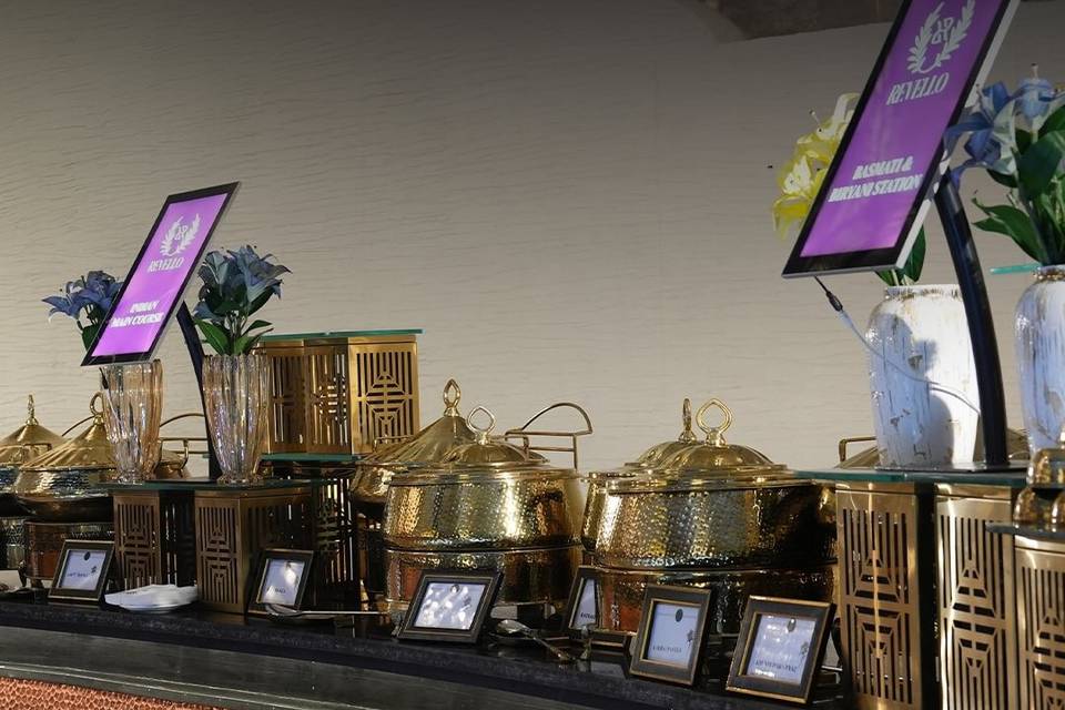 Catering setup