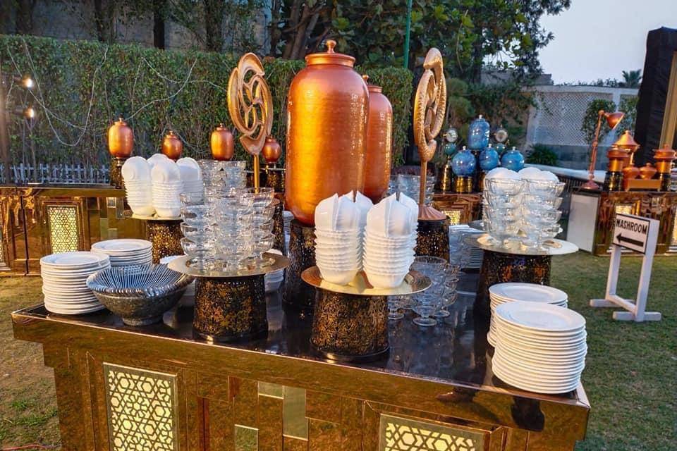 Catering setup