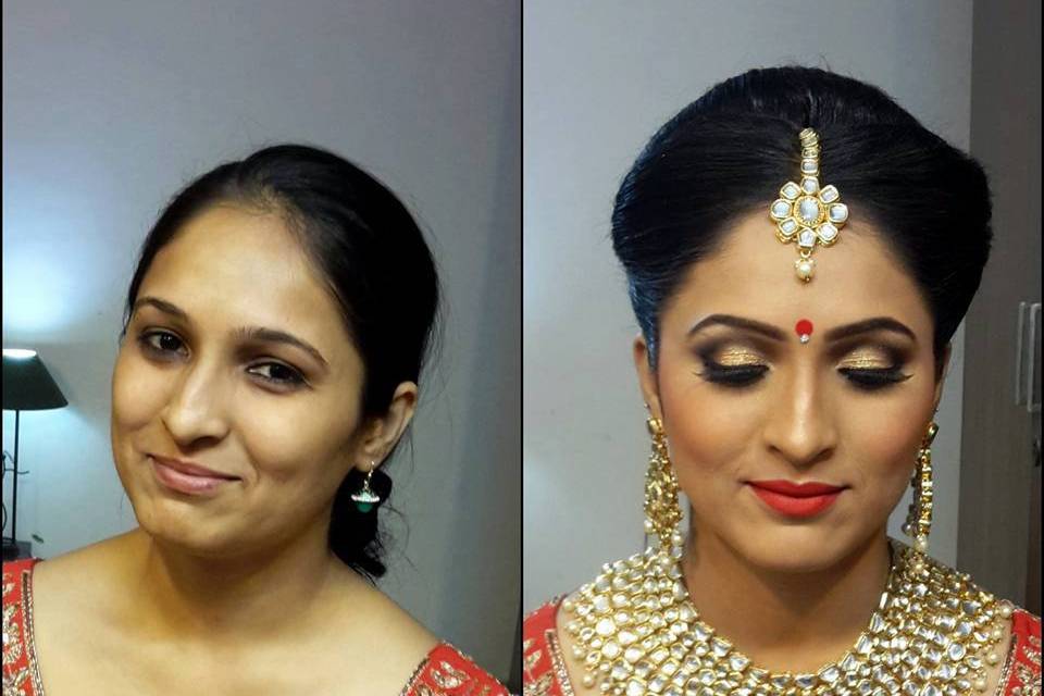 Bridal makeup