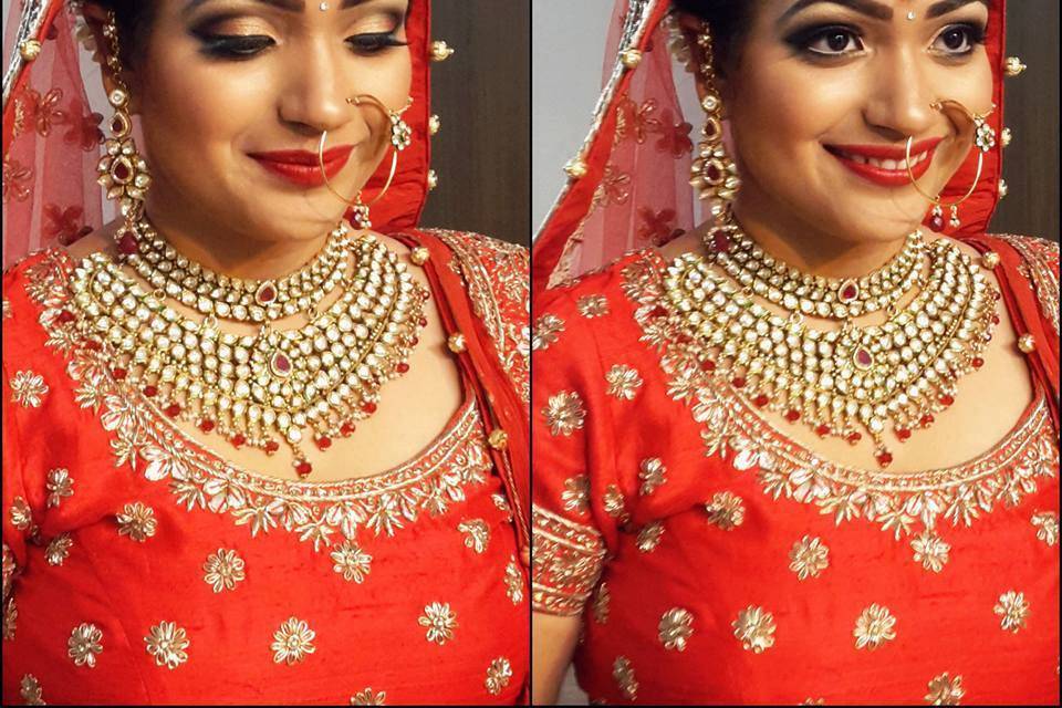 Bridal makeup