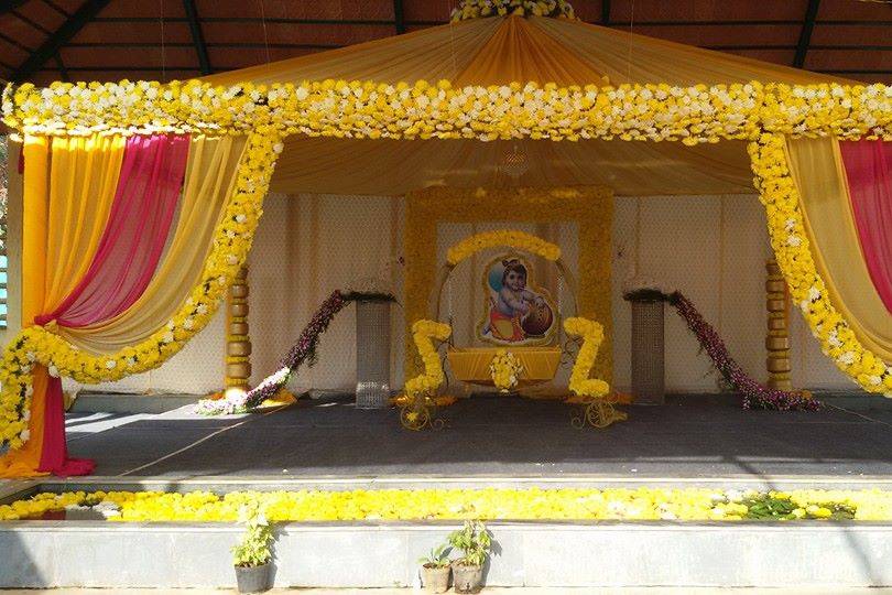 Floral Stage Decor