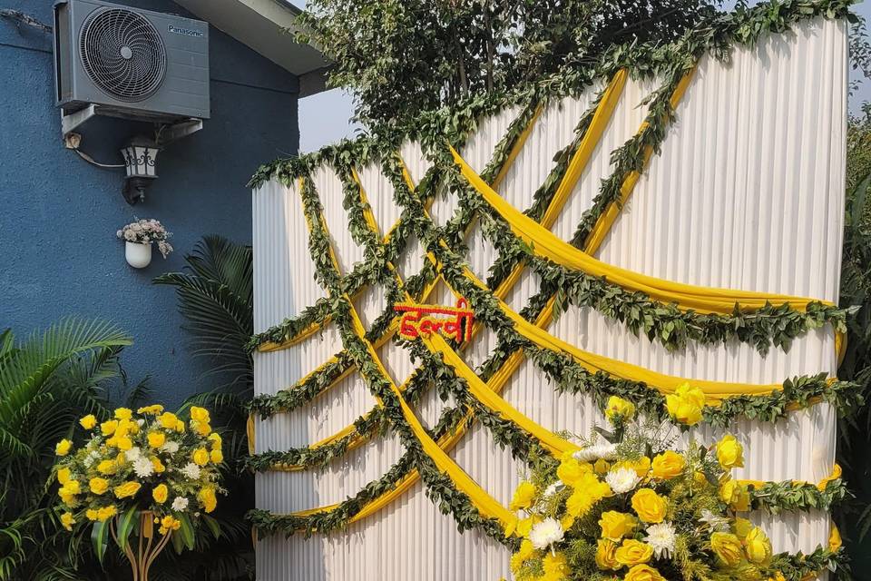 Haldi decor