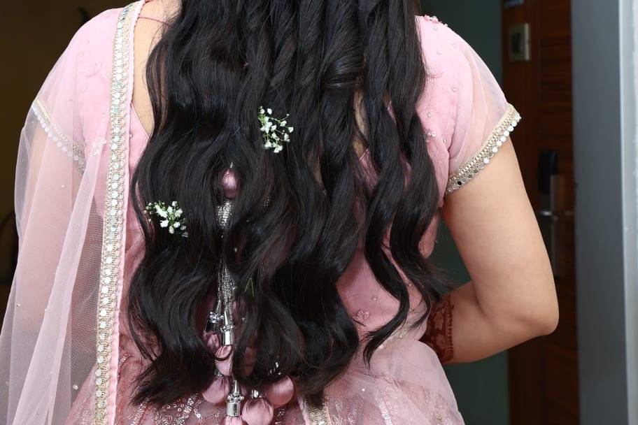 Engagement hairstyle