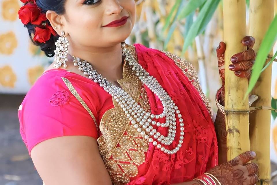 Maharashtrian engagement look