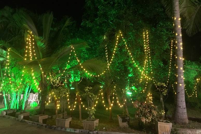 Wedding decor and lighting