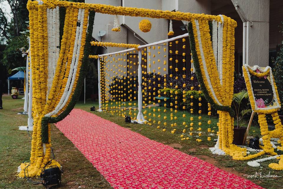 Haldi decor