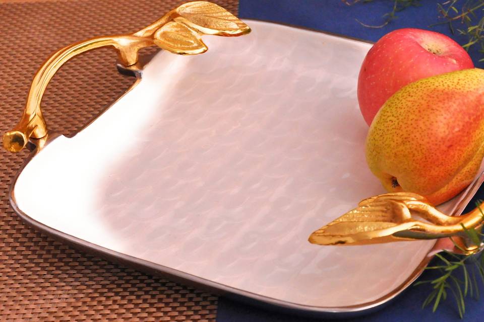 Ivory tray for mithai