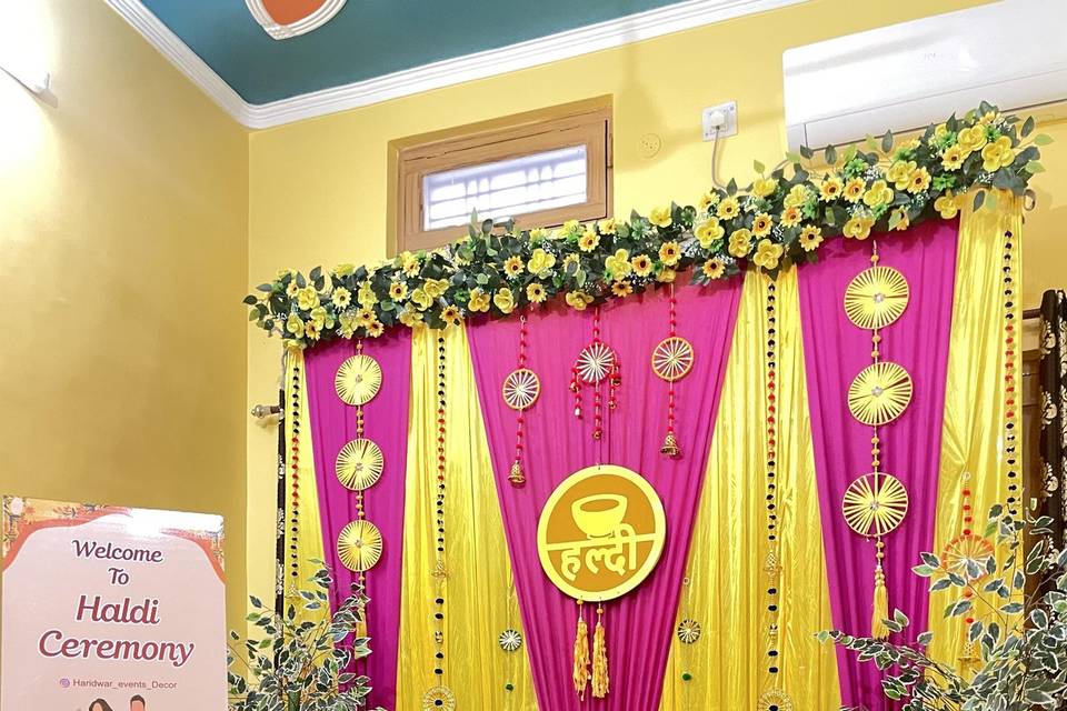 Haldi decor