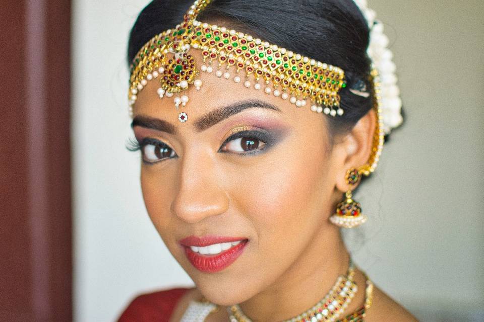 South indian bridal makeup