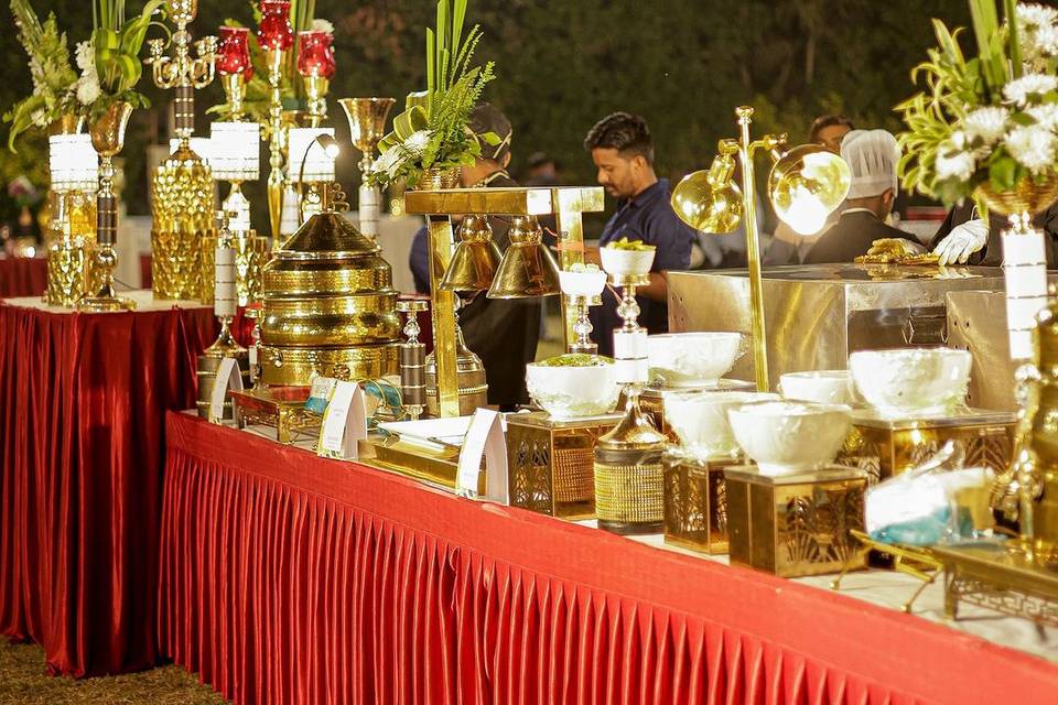 Catering setup