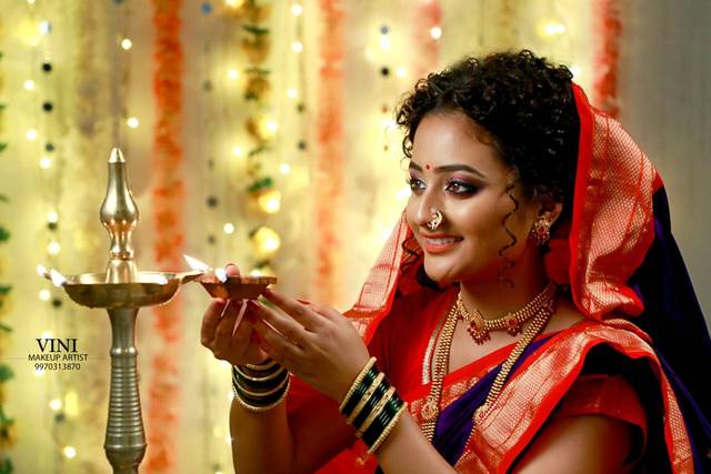 Bridal makeup by Vini