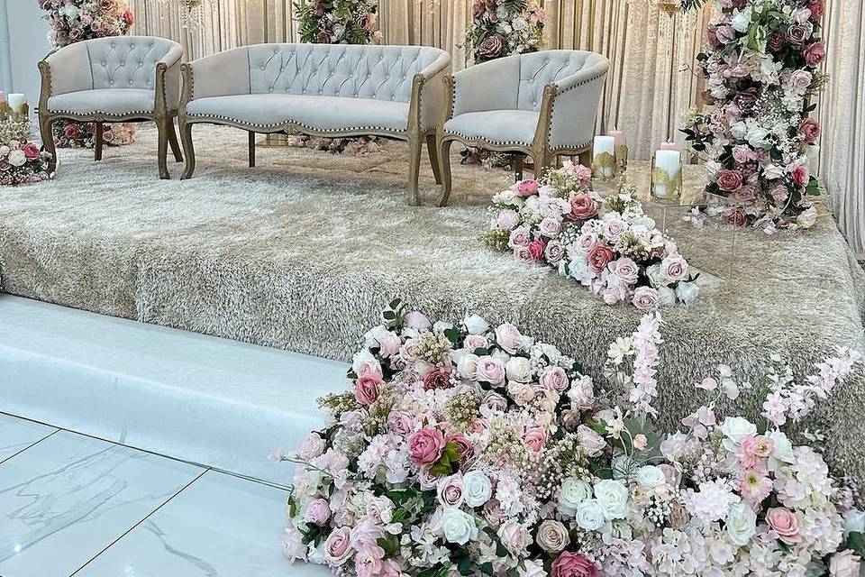 Stage for asthetic nikaah