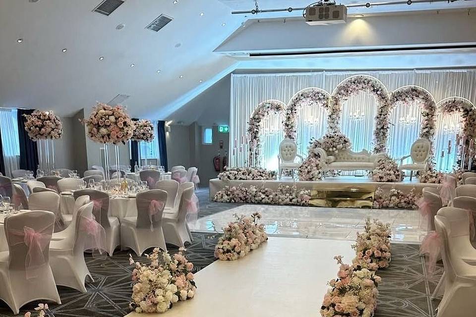 Walkway for bride