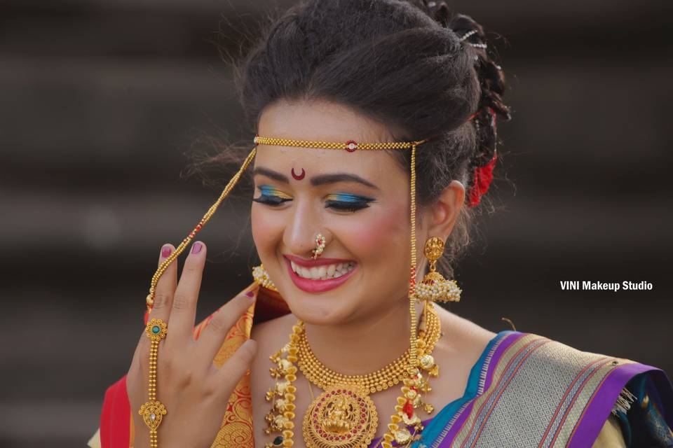 Bridal makeup by Vini