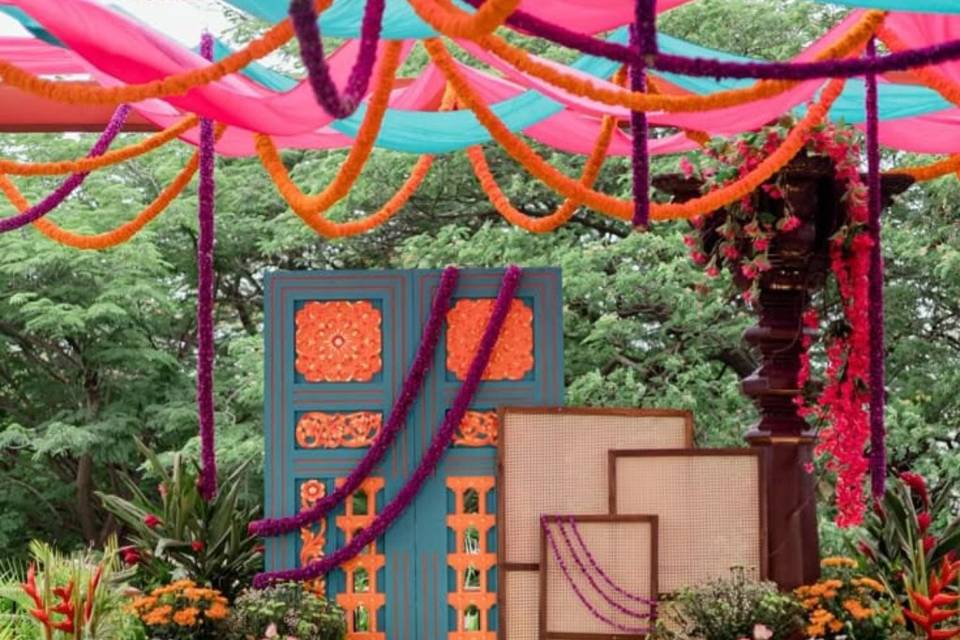 Mehendi set up