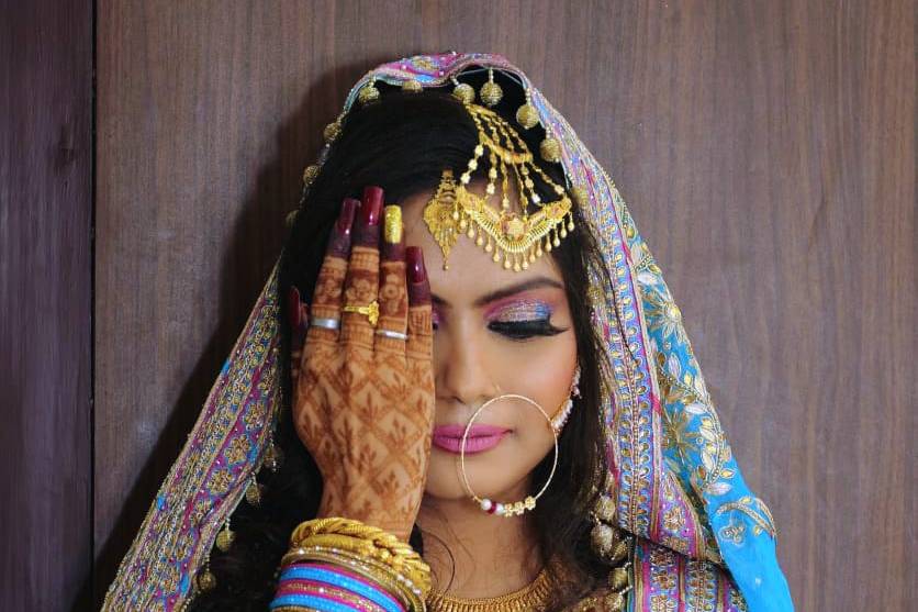 Bridal makeup