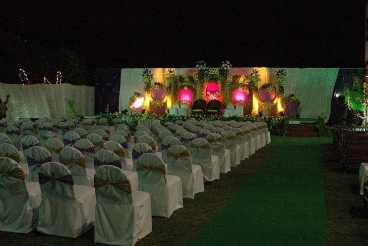 Wedding outdoor decor
