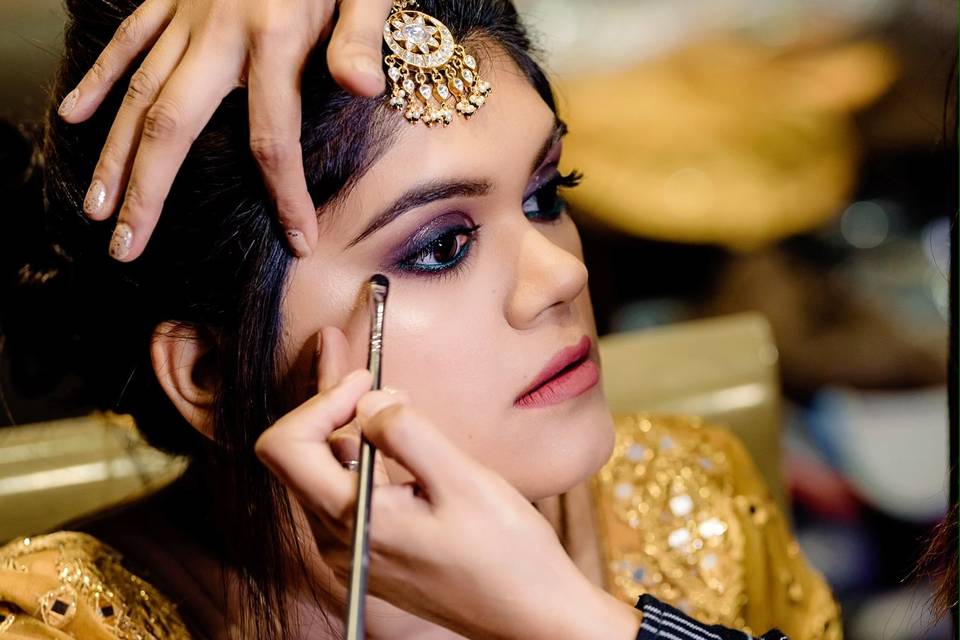 Bridal makeup