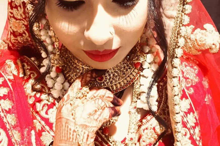 Bridal makeup