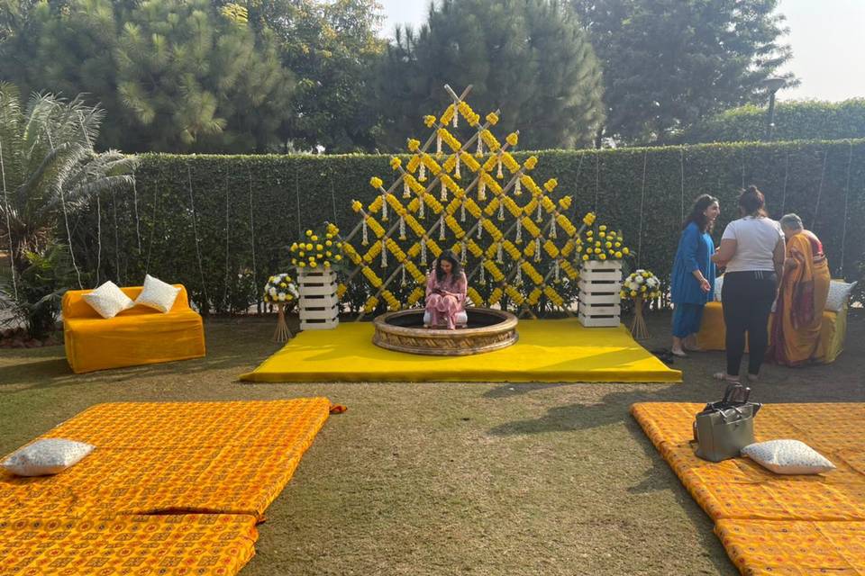 Haldi function in noida