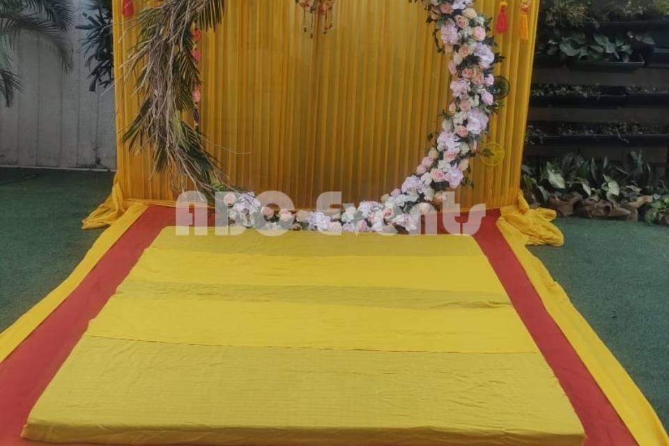 Haldi Ceremony decoration