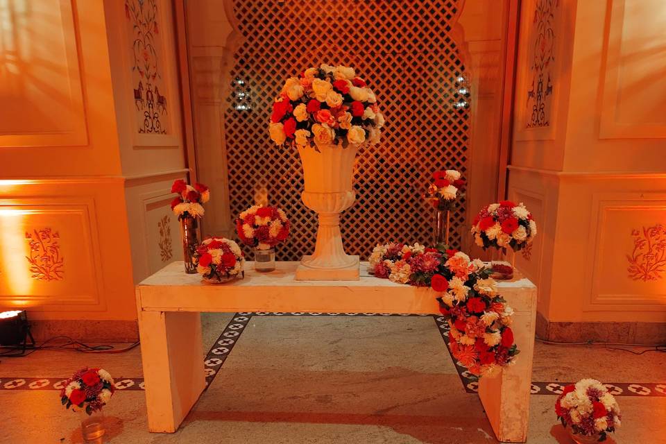 Wedding flower decoration