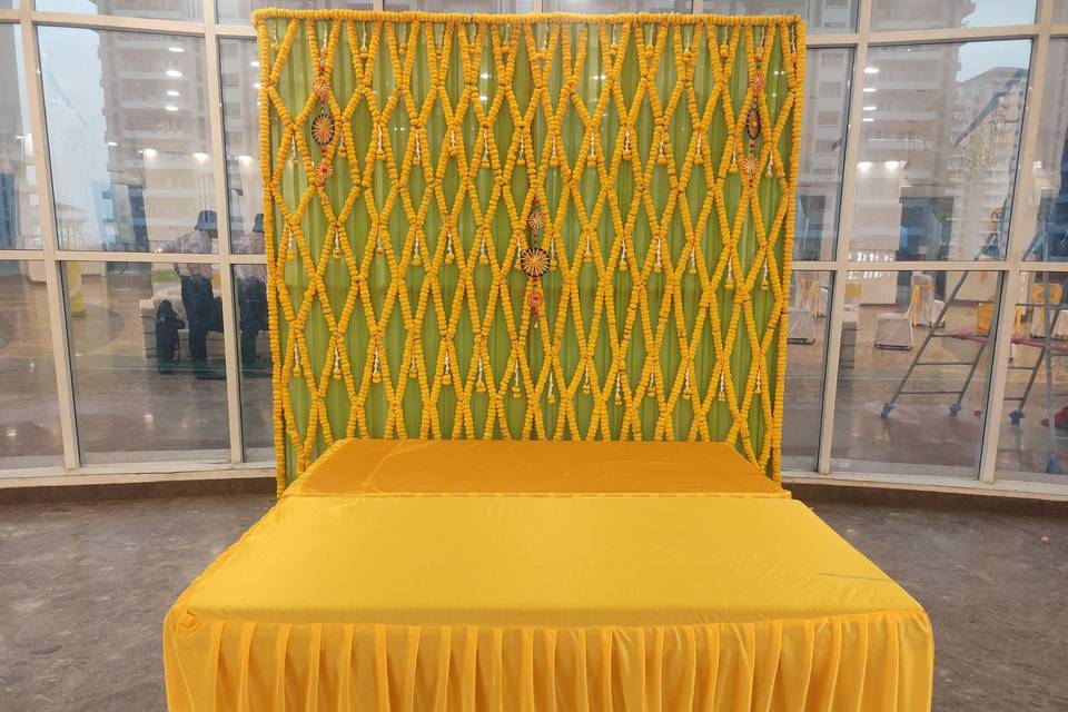 Haldi Decor Stage indoor