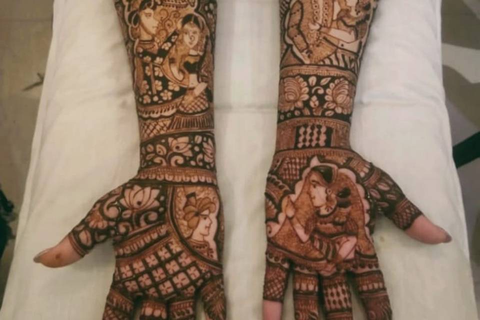 Dulhan mehndi designs