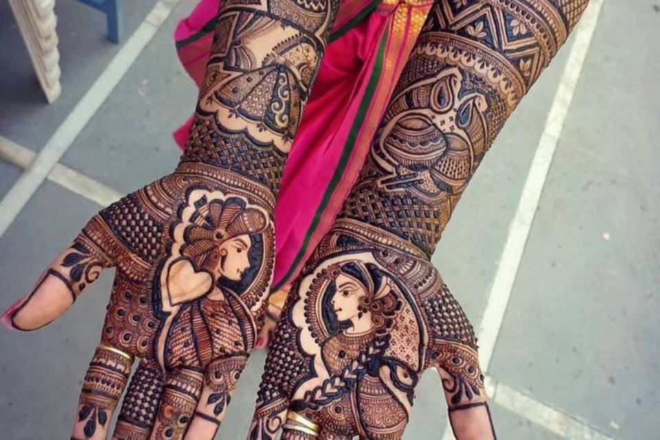 Bridal mehndi