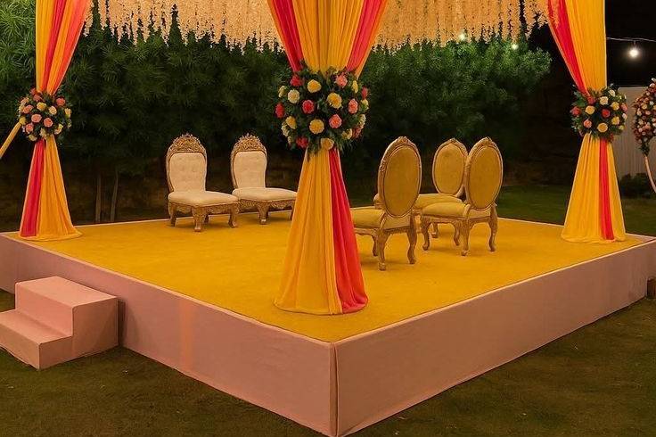 Simple vidhi mandap