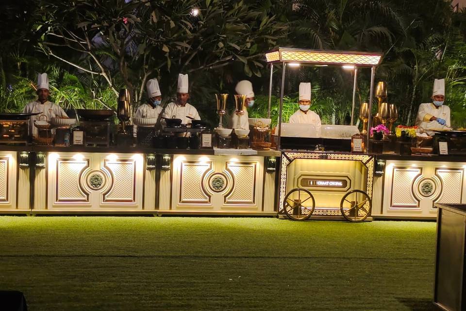 Catering setup