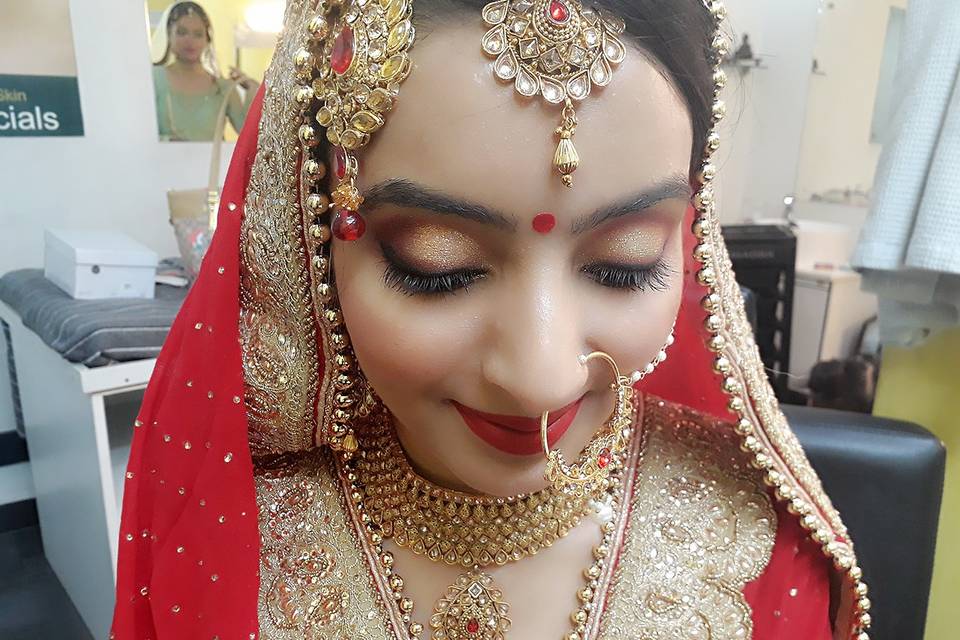 Bridal makeup