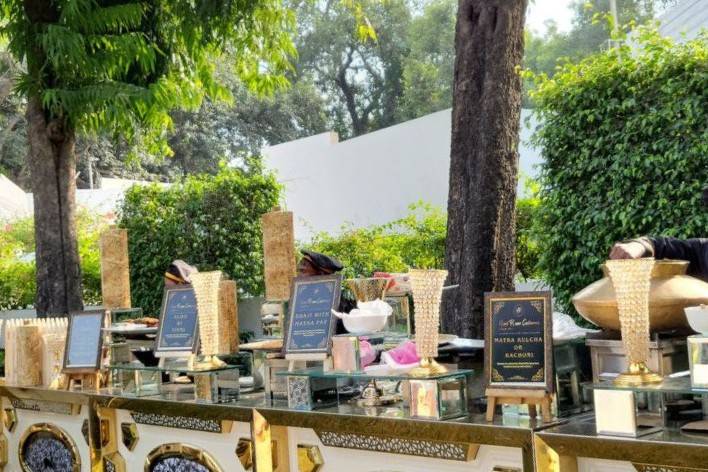 Catering setup