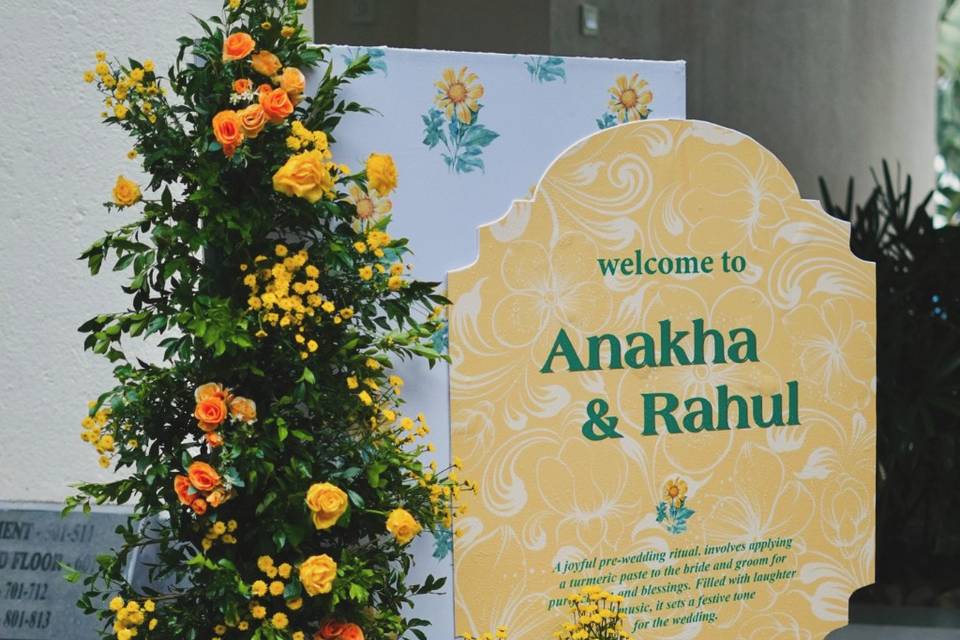 Haldi & Sangeeth ceremony