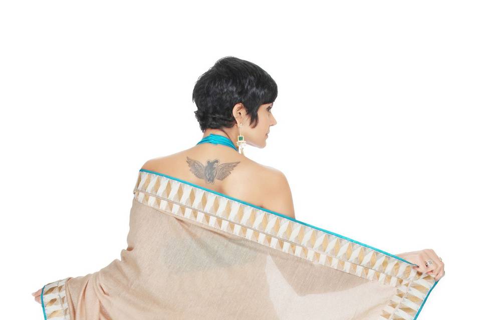 Saree by Mandira Bedi Label