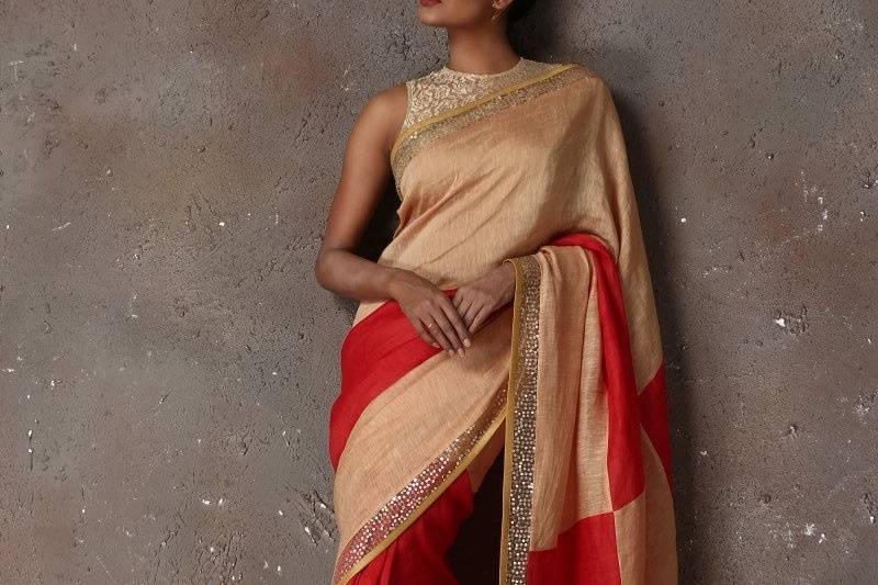 Saree by Mandira Bedi Label