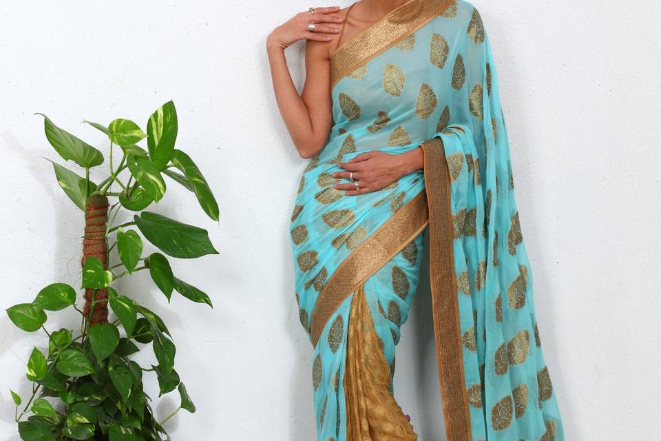 Saree by Mandira Bedi Label