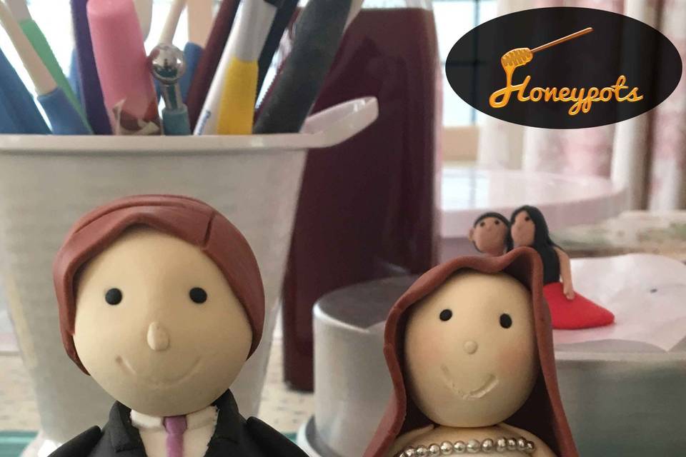 Bride and Groom figurines