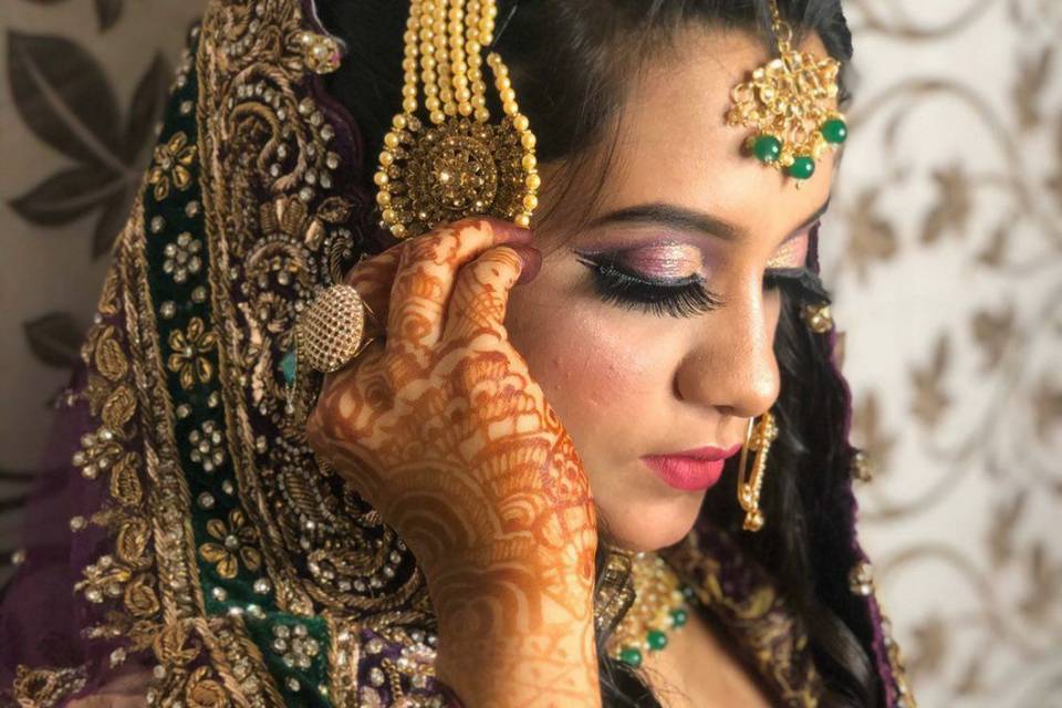 Bridal makeup